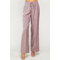 Rhinestone Cowgirl Satin Track Pants