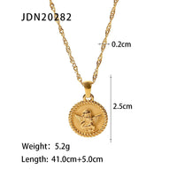 Vintage Zircon Heart Necklace DPJN49: 8