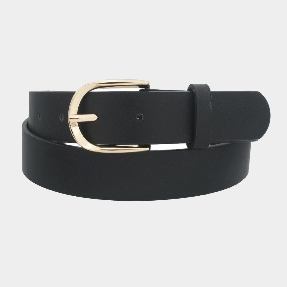Rounded Dipped Buckle Belt