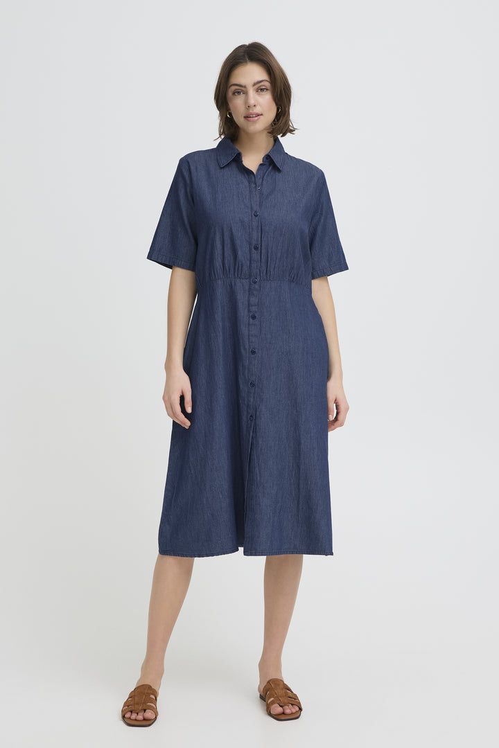 Fransa Denim Shirt Dress