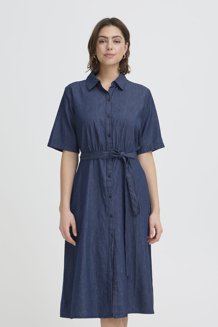 Fransa Denim Shirt Dress