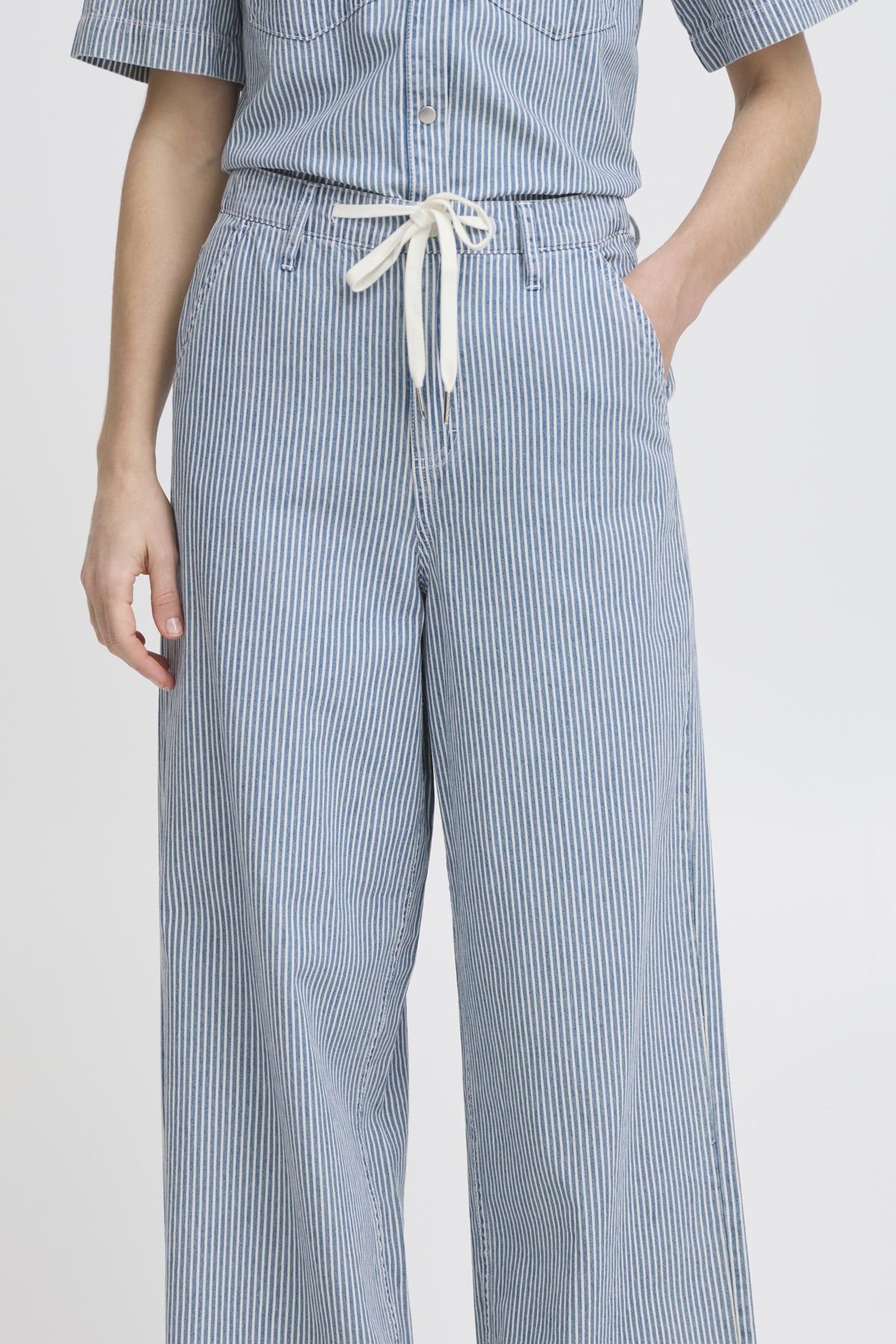 b.young Laro Railroad Stripe Pants