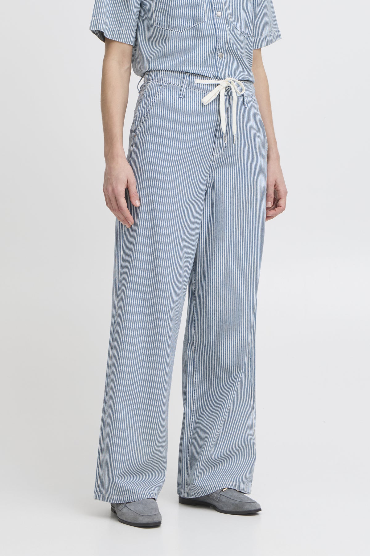 b.young Laro Railroad Stripe Pants