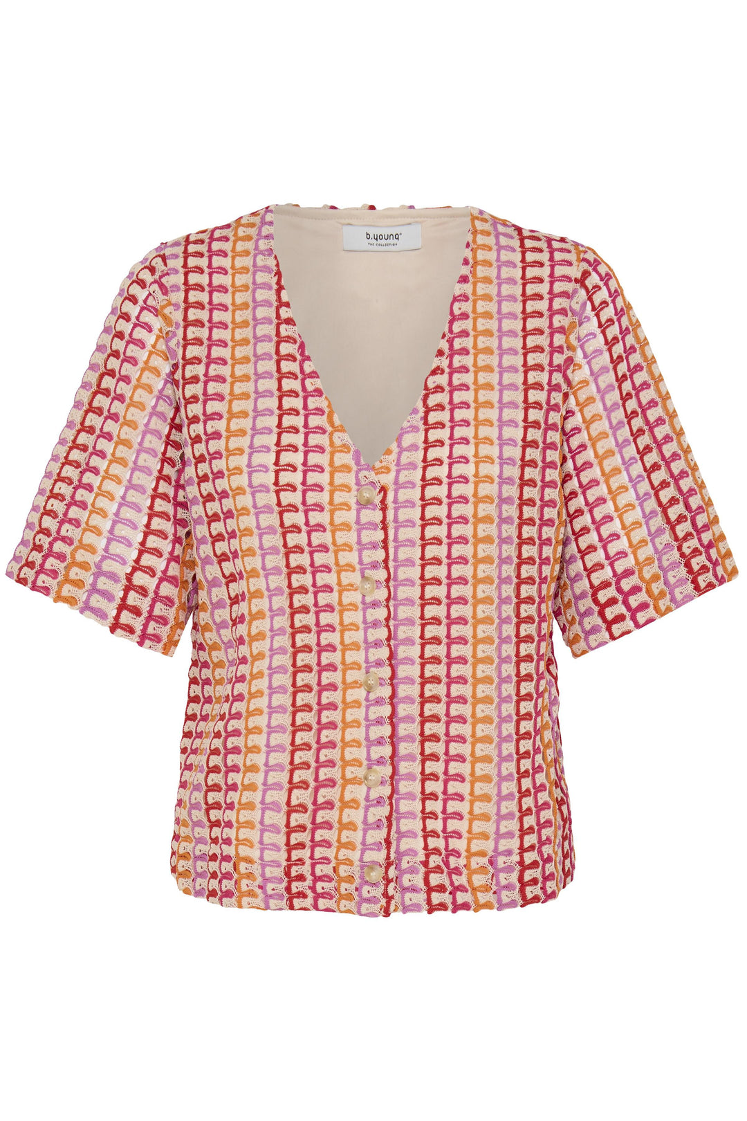 b.young Prisca Short Sleeve Blouse