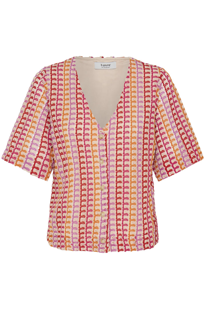 b.young Prisca Short Sleeve Blouse