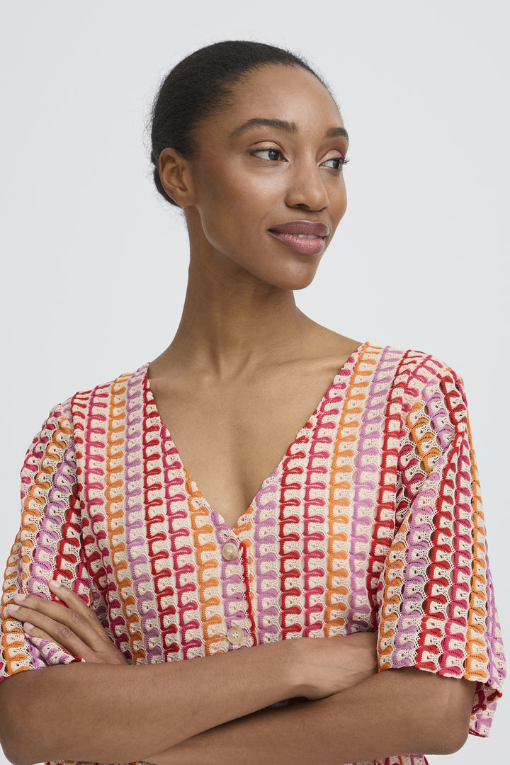 b.young Prisca Short Sleeve Blouse