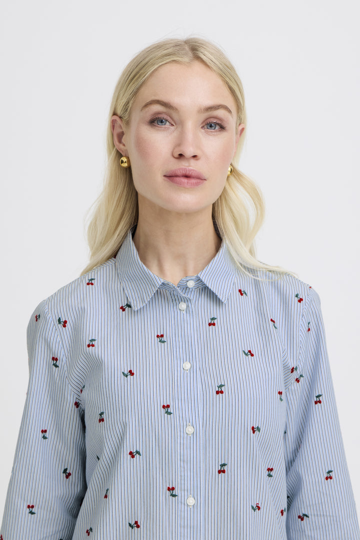 b.young Fenix Printed Button Down