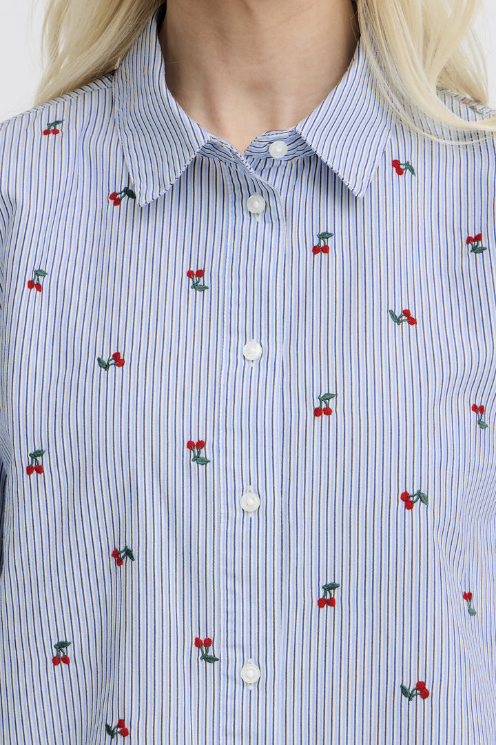 b.young Fenix Printed Button Down