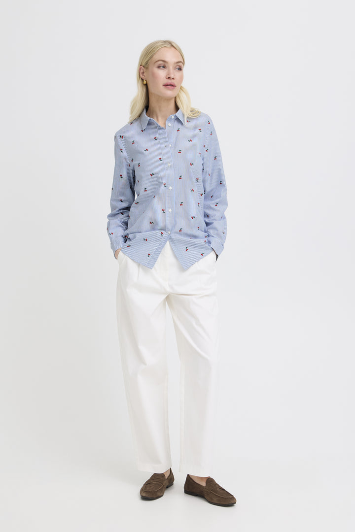 b.young Fenix Printed Button Down