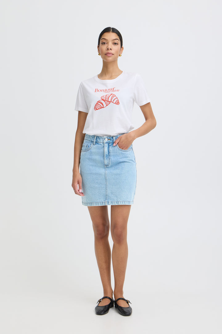 b.young Kannia Denim Skirt