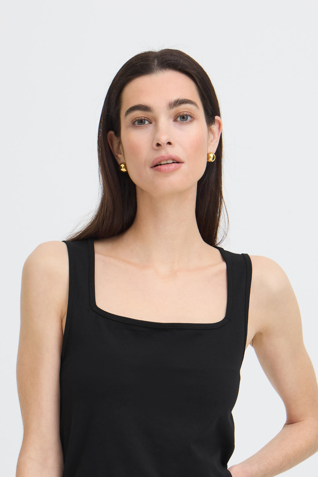 b.young Pandinna Square Neck Tank Top