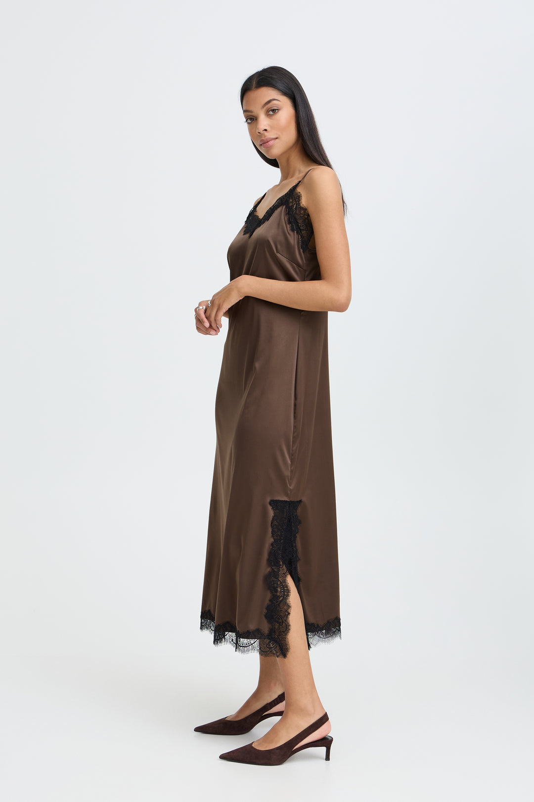 b.young Lippy Slip Dress