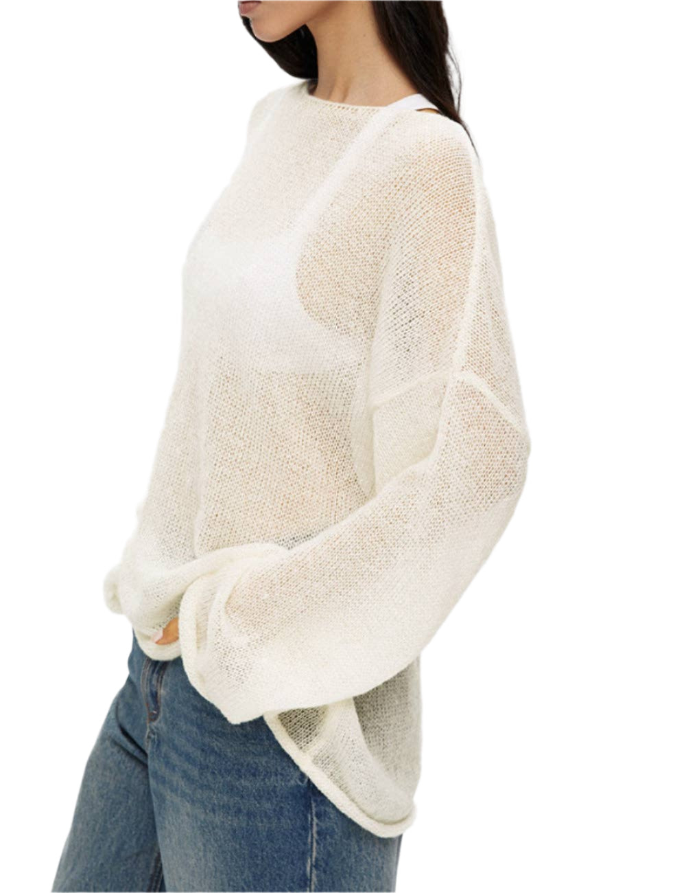 Ladies Hollow Knit Top