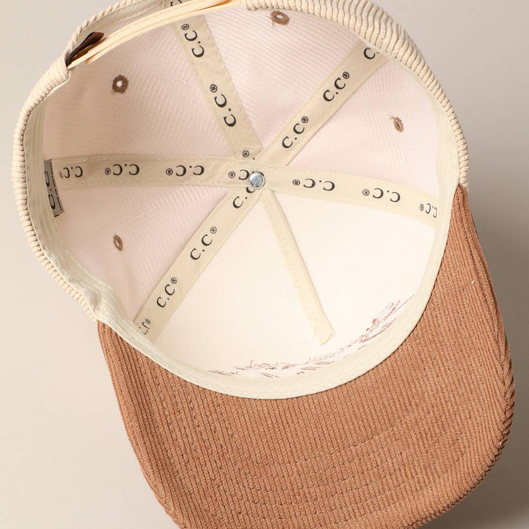 Sounds like Bullsh!t Corduroy Trucker Baseball Cap