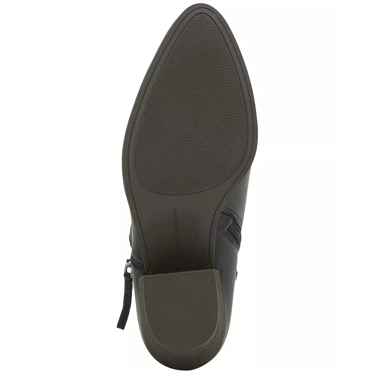 Lucky black 2025 leather booties