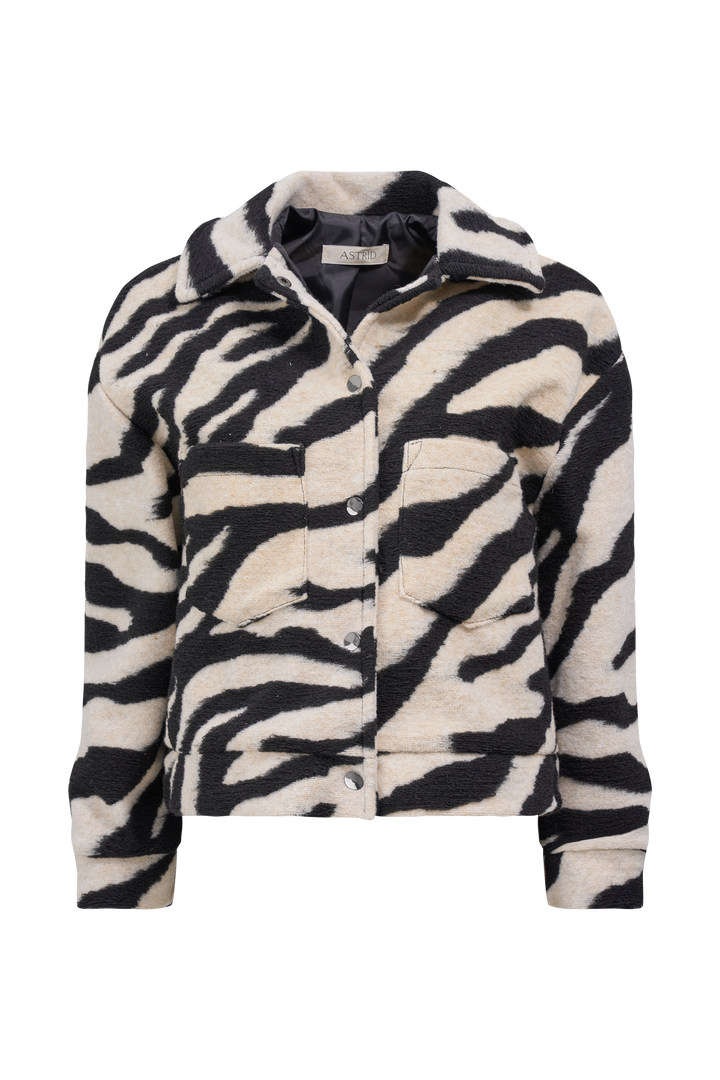 Astrid Zebra Print Jacket