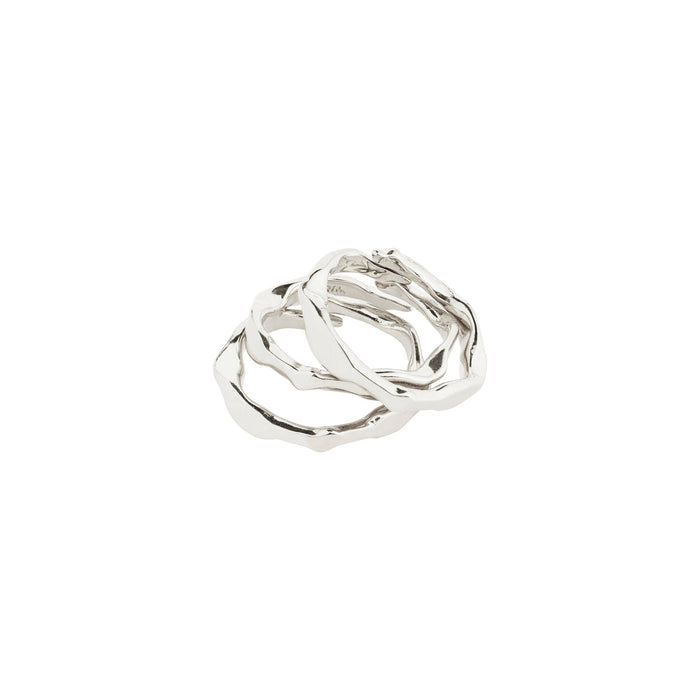 Pilgrim Wyatt 3 in a set Rings