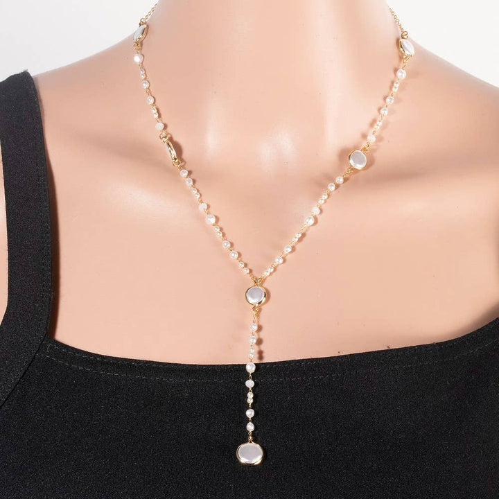 Pearls Chain Y-Necklace