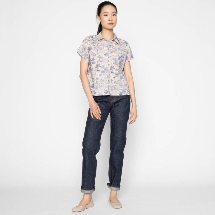 Naked &amp; Famous Denim Billie Cat Shirt