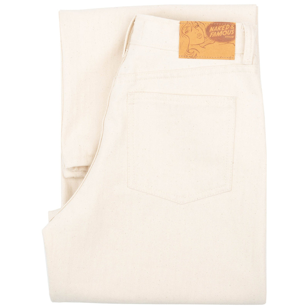 Naked &amp; Famous Denim Wild Wide West Hard Twist Organic Herringbone Jeans