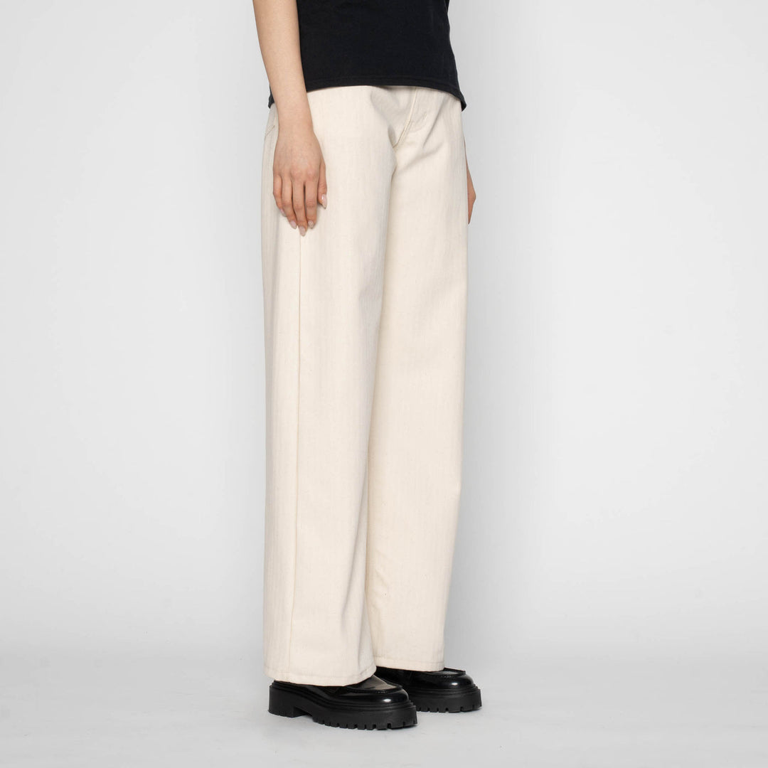 Naked &amp; Famous Denim Wild Wide West Hard Twist Organic Herringbone Jeans