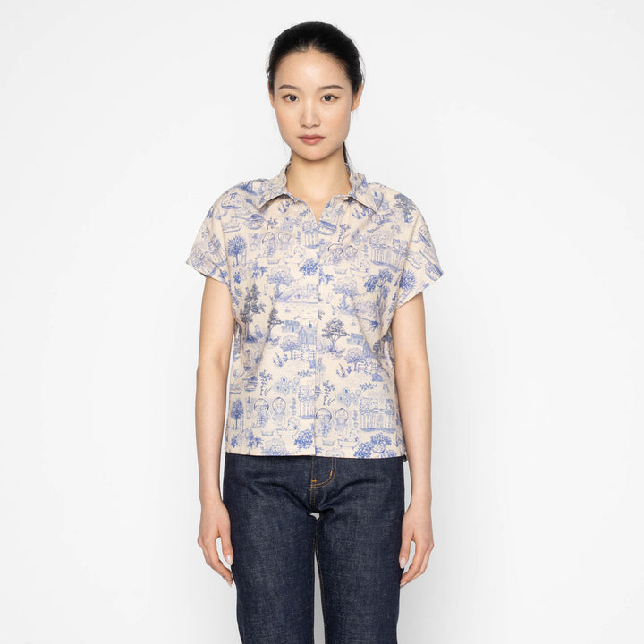 Naked &amp; Famous Denim Billie Cat Shirt