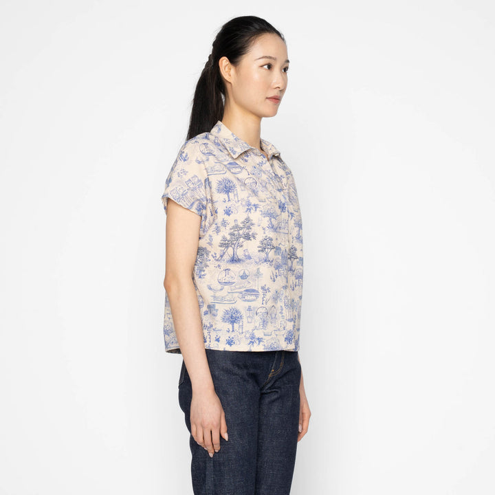 Naked &amp; Famous Denim Billie Cat Shirt