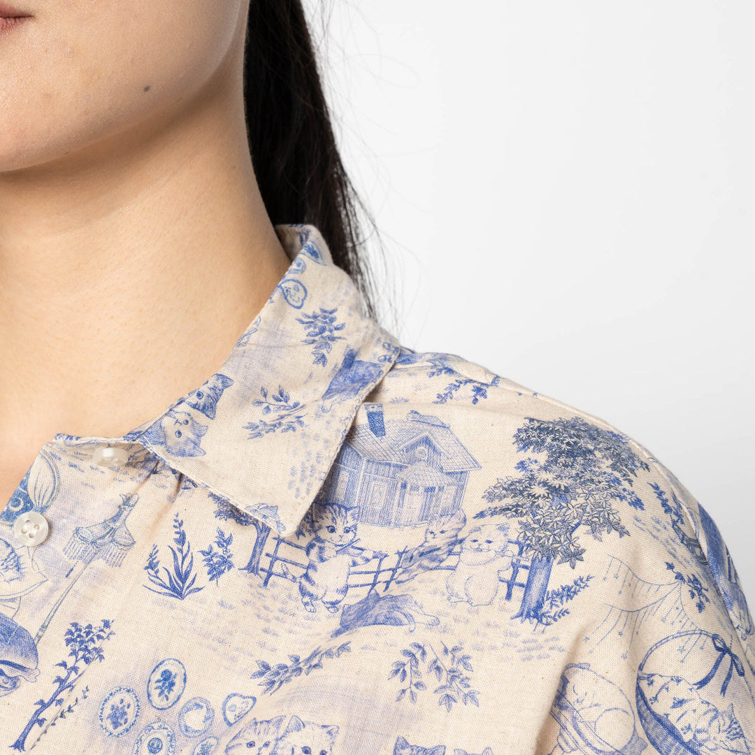 Naked &amp; Famous Denim Billie Cat Shirt