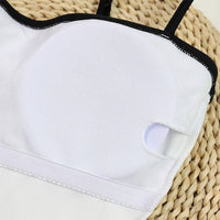 Simple Color Block Sexy One Piece Swimwear DPSW1114: Black / S