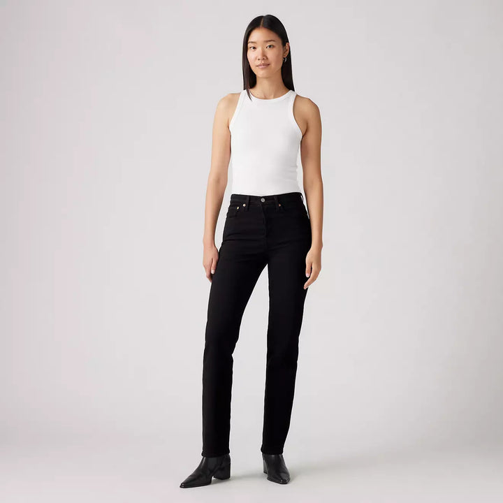Levi's Wedgie Straight Black Sprout