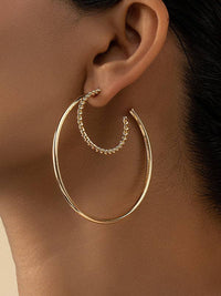 Double Layer Hoop Earrings