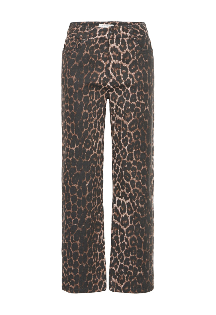 b.young Kenna Leopard Print Jean