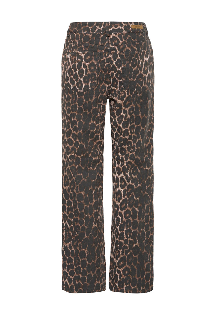 b.young Kenna Leopard Print Jean