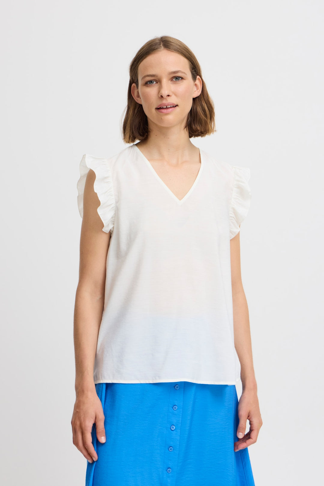 b.young Short Sleeve Hailey Blouse