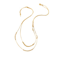 Elegant White Beads Necklace