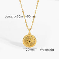 Vintage Zircon Heart Necklace DPJN49: 8