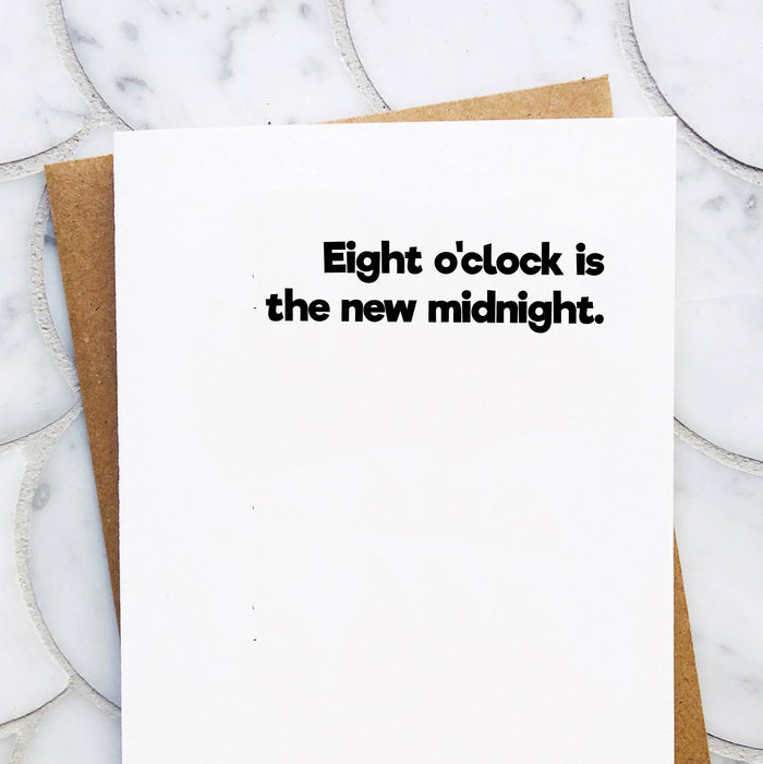 New Midnight Funny Birthday Card