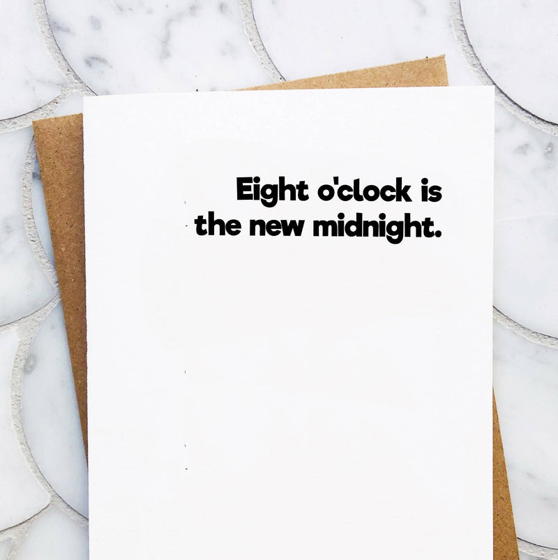 New Midnight Funny Birthday Card
