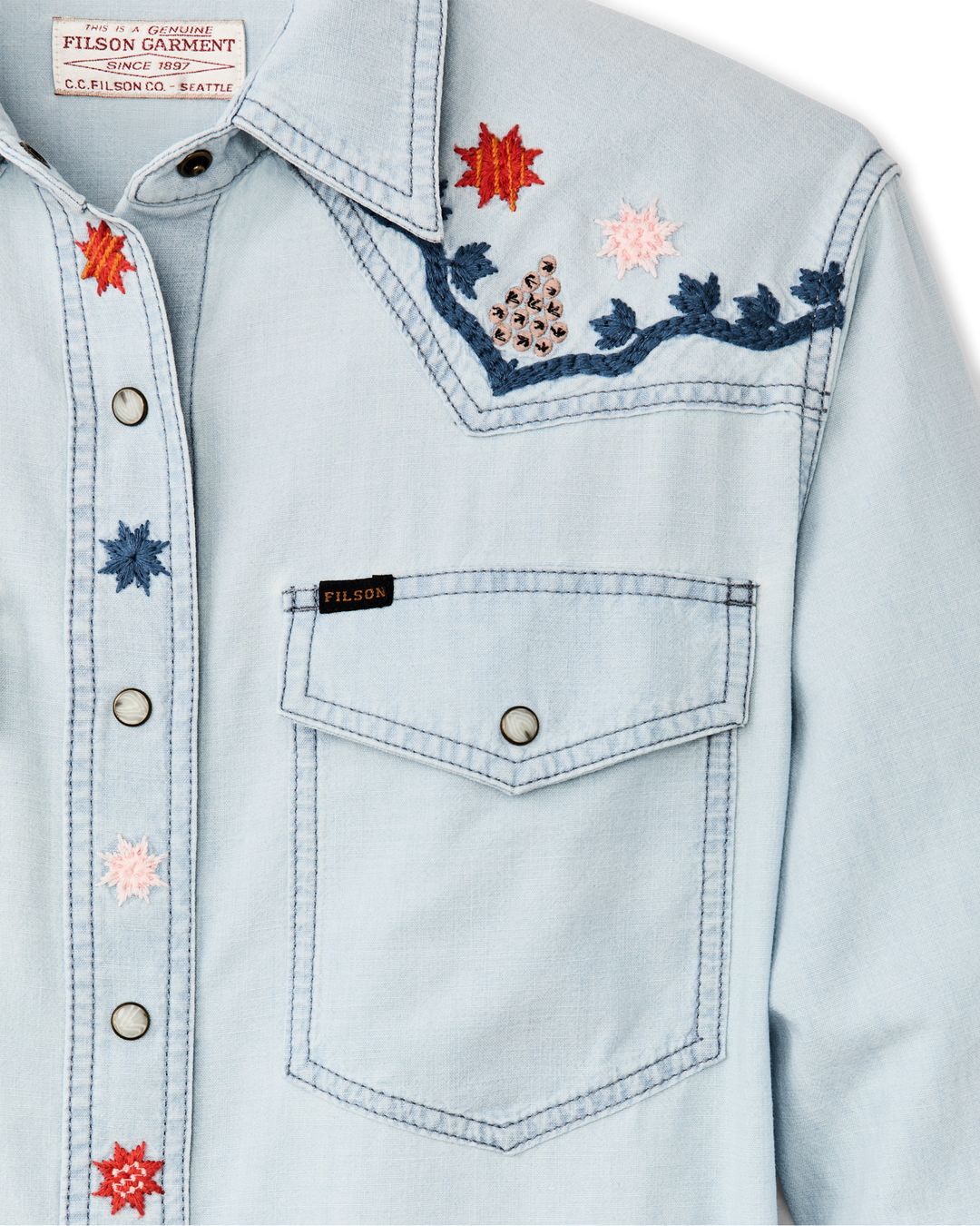 Filson Women's Embroidered Western Shirt