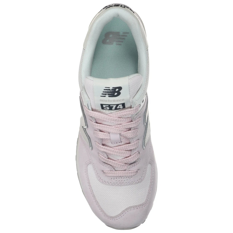New Balance Womens 574 Pink Grey