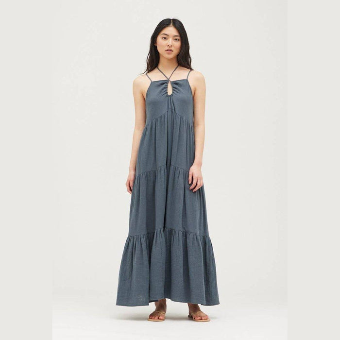 Tiered Gauze Maxi Dress