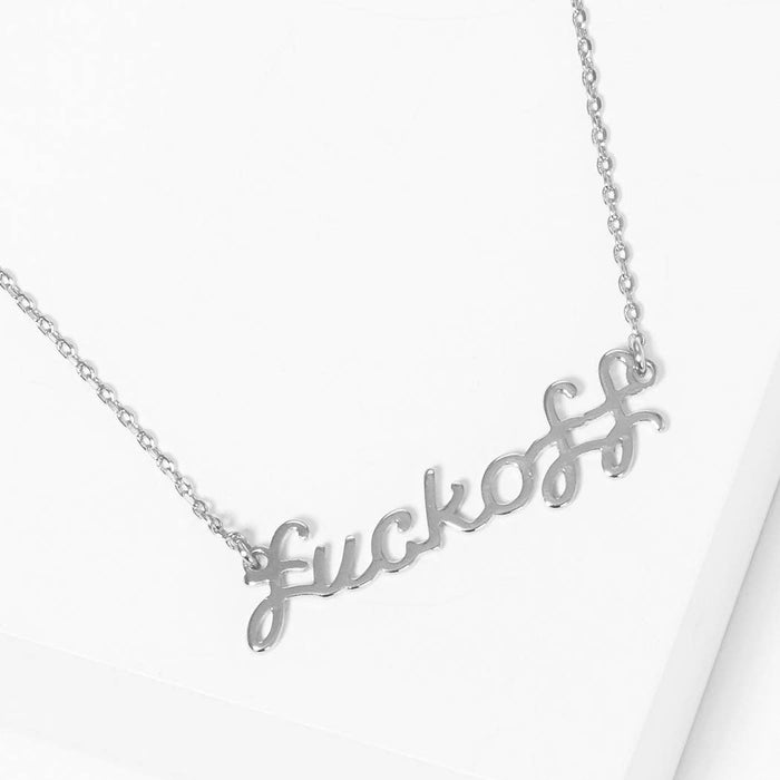 Eff Off Fashion Necklace Silver