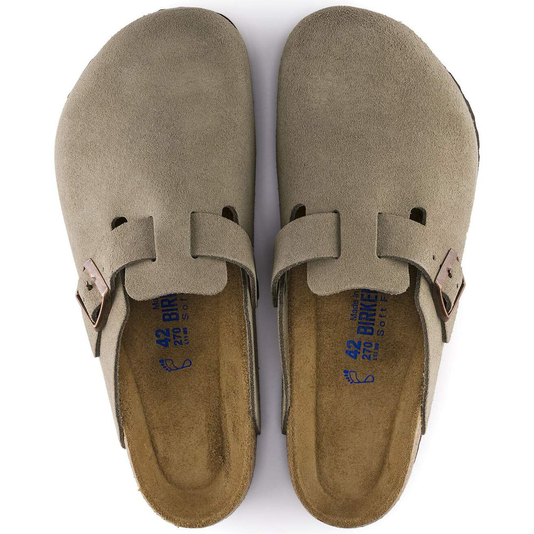 Birkenstock Boston Clog Soft Footbed Suede