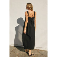 Cotton Halter Neck Maxi Dress