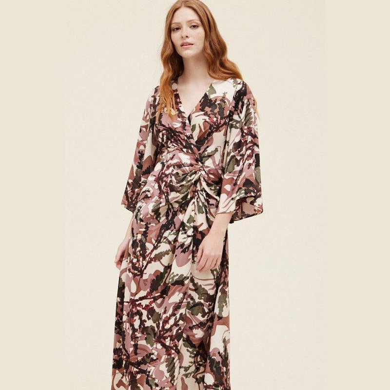 Grade & Gather Long Sleeve Printed Dress