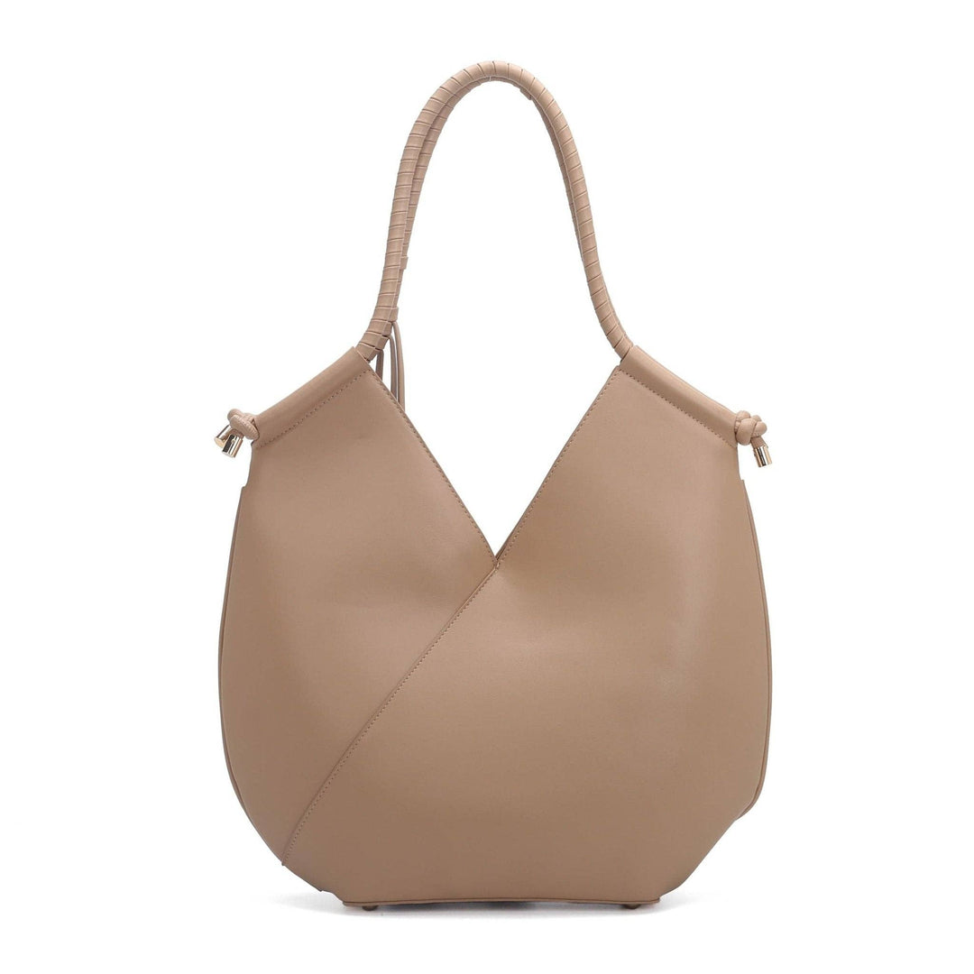 AS60156 Madison 2 in 1 Tote Bag and Wrislet Set: Brown