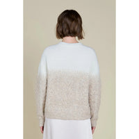 Mixed-Up Yarn Knit Sweater