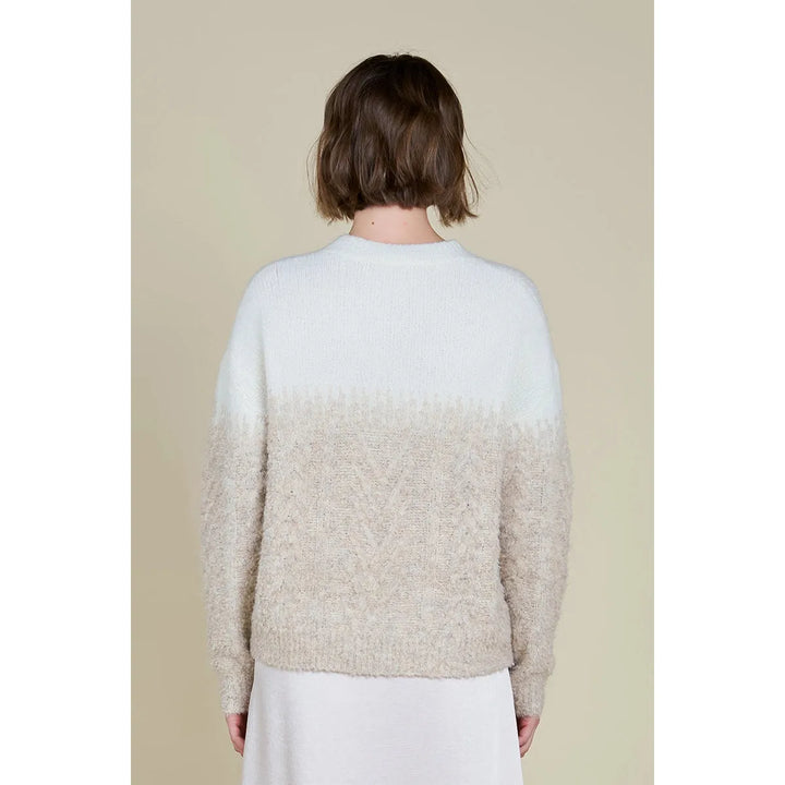 Mixed-Up Yarn Knit Sweater