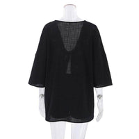 String Tie Shirt And Short Seys DPS1911: Black / S