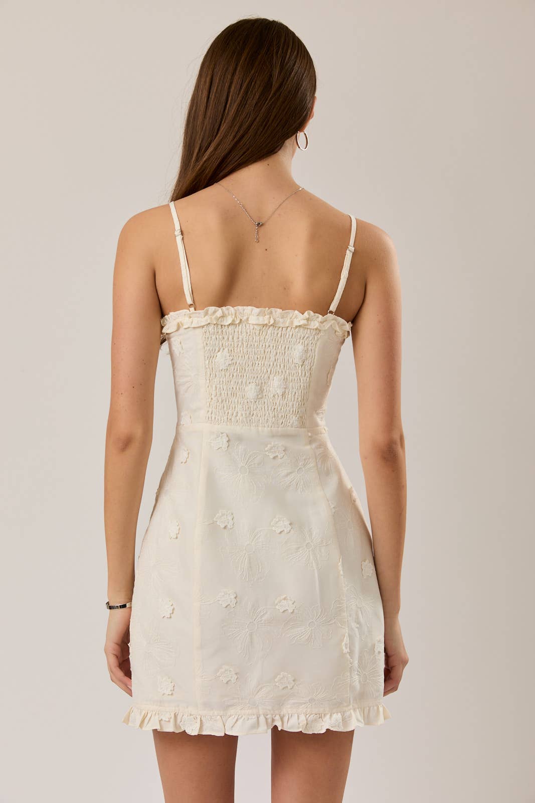 Mini Dress with Corset Detail
